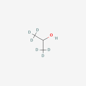 Chemical structure of 2-propanol-1,1,1,3,3,3-D6