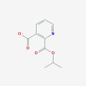 Chemical structure of 2-Propan-2-yloxycarbonylpyridine-3-carboxylic acid