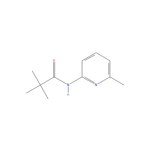 Chemical structure of 2-Pivaloylamino-6-Picoline