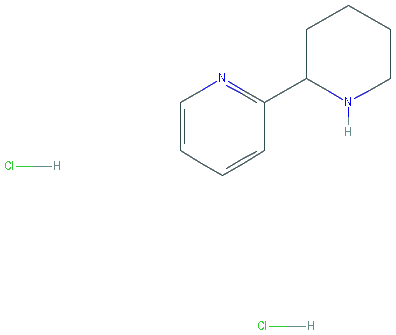 Chemical structure of 2-Piperidin-2-Ylpyridine Dihydrochloride
