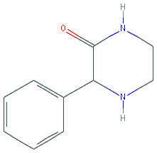 Chemical structure of 3-Phenylpiperazin-2-one