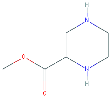Chemical structure of Methyl Piperazine-2-carboxylate