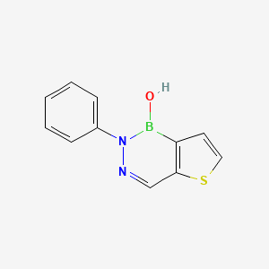 Chemical structure of 2-Phenylthieno[3,2-d][1,2,3]diazaborinin-1(2H)-ol