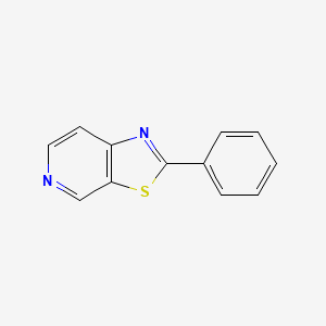 Chemical structure of 2-Phenylthiazolo[5,4-c]pyridine