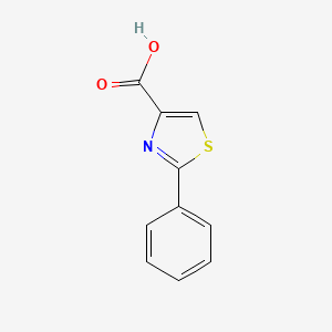 Chemical structure of 2-Phenyl-4-carboxythiazole