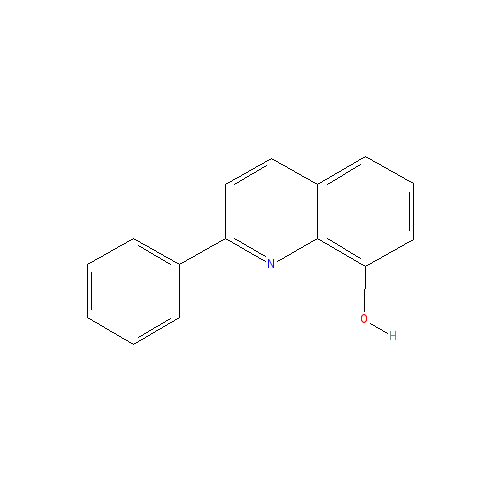 Chemical structure of 2-Phenylquinolin-8-ol