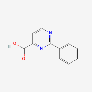 Chemical structure of 2-Phenylpyrimidine-4-carboxylic acid