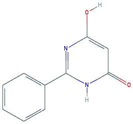 Chemical structure of 2-Phenylpyrimidine-4,6-diol