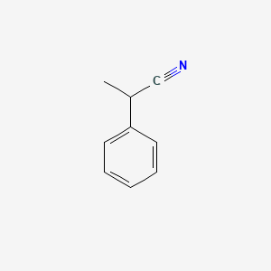 Chemical structure of 2-Phenylpropionitrile