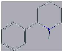 Chemical structure of 2-Phenylpiperidine