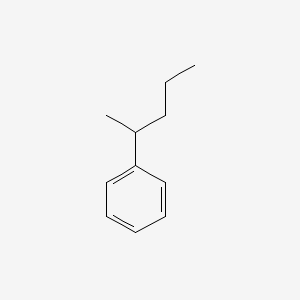Chemical structure of 2-Phenylpentane