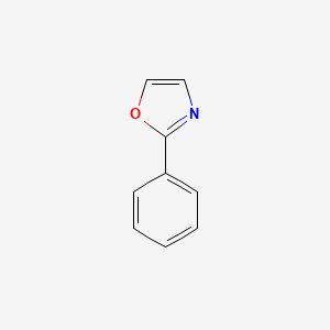 Chemical structure of 2-Phenyloxazole