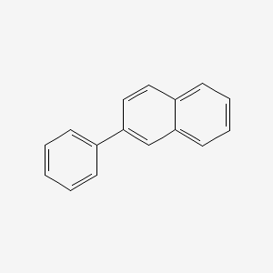Chemical structure of 2-Phenylnaphthalene