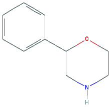 Chemical structure of 2-Phenylmorpholine