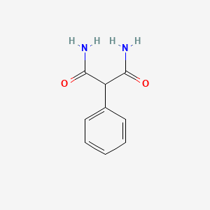 Chemical structure of 2-Phenylmalonamide