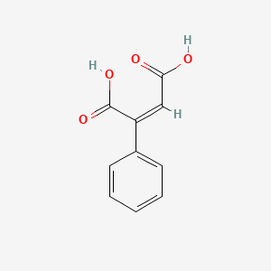 Chemical structure of 2-Phenylmaleic acid