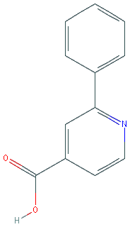 Chemical structure of 2-Phenylisonicotinic Acid