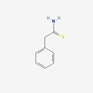 Chemical structure of 2-Phenylethanethioamide