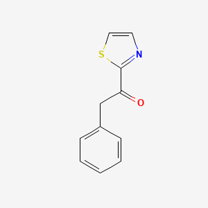 Chemical structure of 2-Phenyl-1-thiazol-2-yl-ethanone