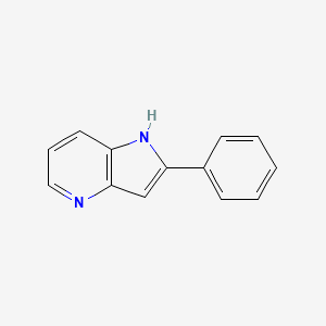 Chemical structure of 2-Phenyl-4-azaindole