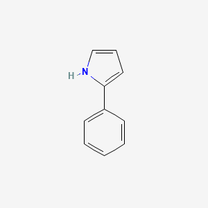Chemical structure of 2-Phenylpyrrole