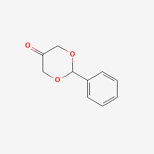 Chemical structure of 2-Phenyl-1,3-dioxan-5-one