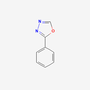 Chemical structure of 2-Phenyl-1,3,4-oxadiazole
