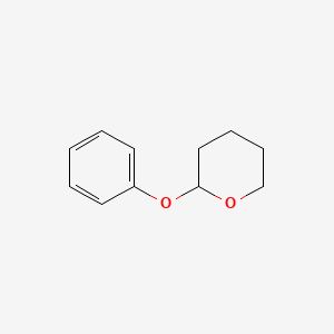 Chemical structure of 2-Phenoxytetrahydropyran