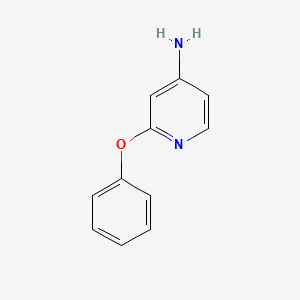 Chemical structure of 2-Phenoxypyridin-4-amine