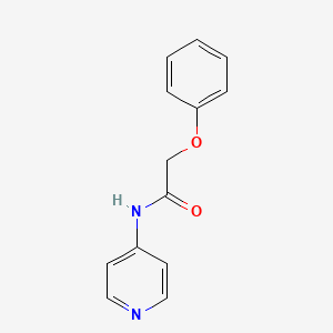Chemical structure of 2-Phenoxy-N-(pyridin-4-yl)acetamide
