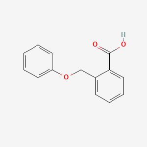 Chemical structure of 2-Phenoxymethylbenzoic Acid