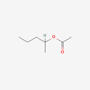 Chemical structure of 2-Pentyl Acetate