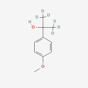 Chemical structure of 2-P-Anisyl-2-propanol-d6