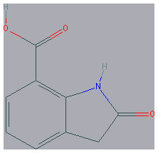 Chemical structure of 2-Oxoindoline-7-carboxylic acid