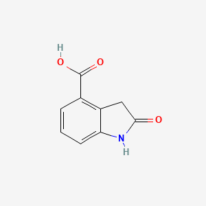 Chemical structure of 2-Oxoindoline-4-carboxylic acid