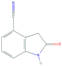 Chemical structure of 2-Oxoindoline-4-carbonitrile