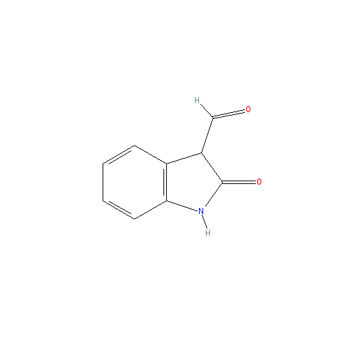 Chemical structure of 2-Oxoindoline-3-carbaldehyde