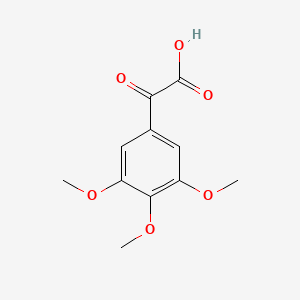 Chemical structure of 2-Oxo-2-(3,4,5-trimethoxyphenyl)acetic acid
