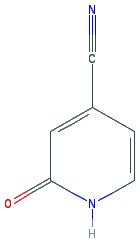 Chemical structure of 2-Hydroxyisonicotinonitrile