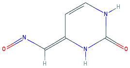 Chemical structure of 2-Oxo-1,2-dihydro-4-pyrimidinecarbaldehyde oxime