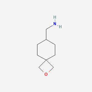 Chemical structure of 2-Oxaspiro[3.5]nonane-7-methanamine