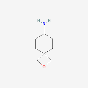 Chemical structure of 2-Oxaspiro[3.5]nonan-7-amine
