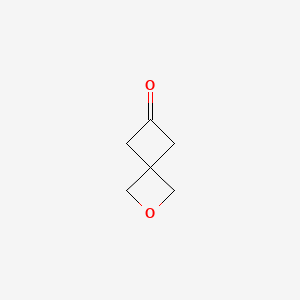 Chemical structure of 2-Oxaspiro[3.3]heptan-6-one