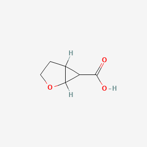 Chemical structure of 2-oxabicyclo[3.1.0]hexane-6-carboxylic acid