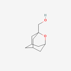 Chemical structure of 2-Oxaadamantan-1-ylmethanol