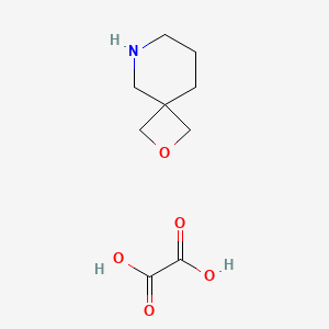 Chemical structure of 2-Oxa-6-azaspiro[3.5]nonane oxalate