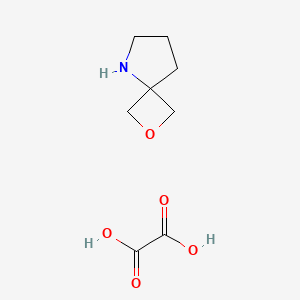 Chemical structure of 2-Oxa-5-azaspiro[3.4]octane oxalate