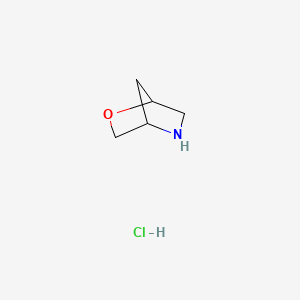 Chemical structure of 2-Oxa-5-azabicyclo[2.2.1]heptane hydrochloride