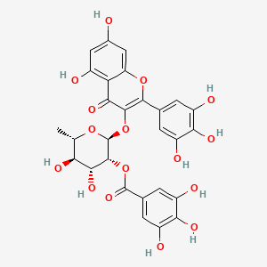 Chemical structure of 2-O-Galloylmyricitrin