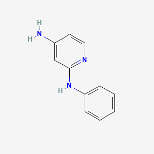 Chemical structure of N2-Phenyl-2,4-pyridinediamine